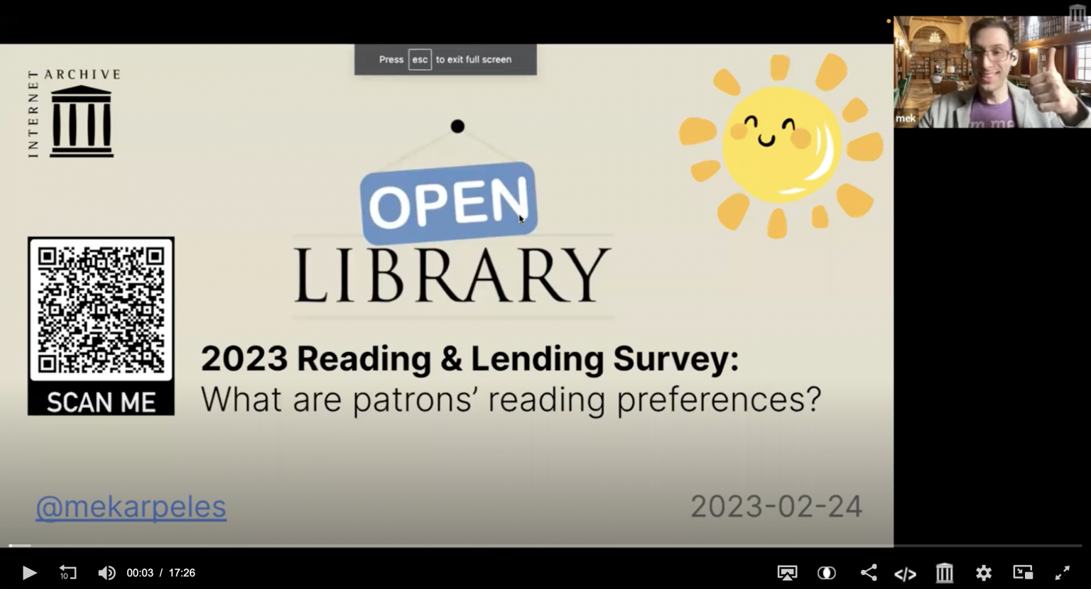 The Open Library Blog | A web page for every book